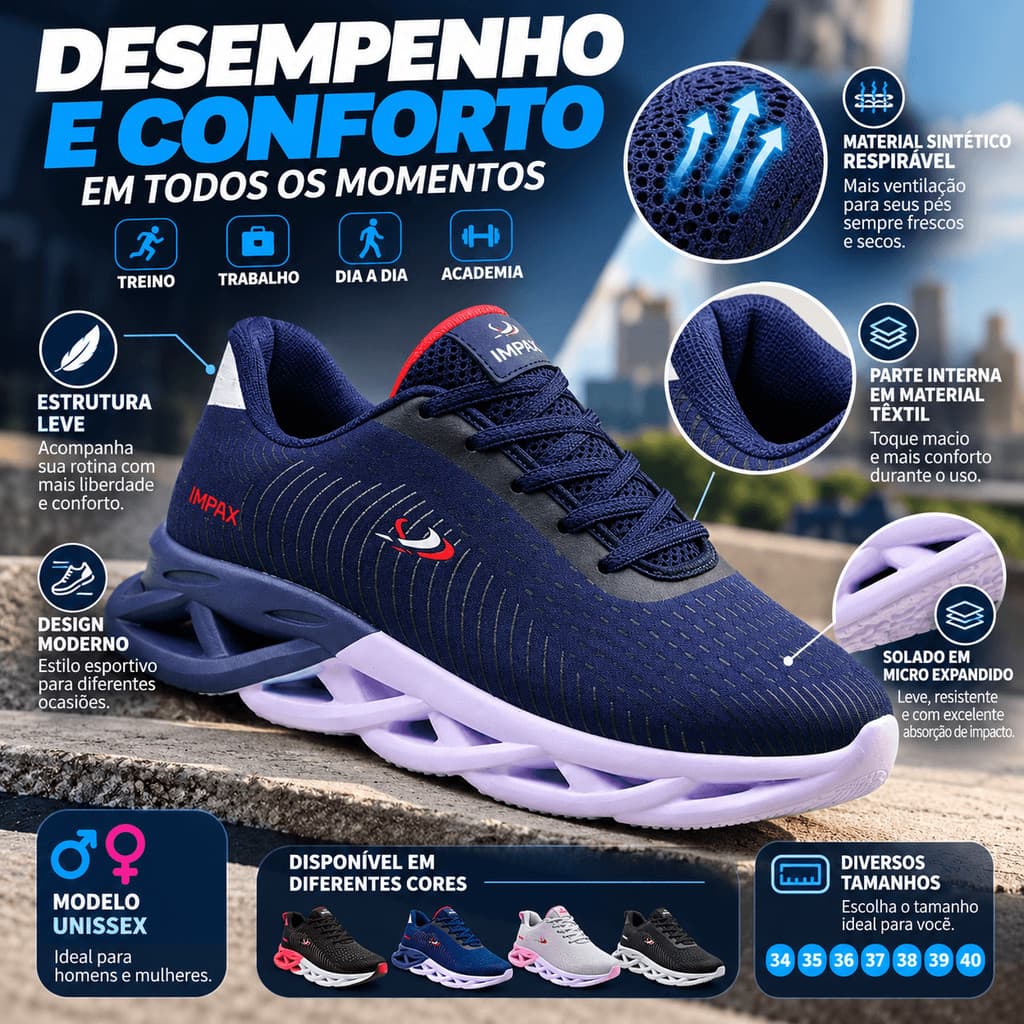 Tênis Esportivo Masculino Feminino Corrida Sola Antiderrapante Tenis On Unisexx Caminhada Fitness