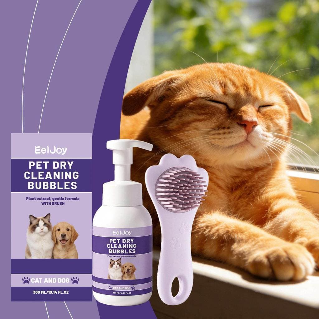 Shampoo Sem Enxágue EELJOY Pet Com Pincel , Adequado Para Gatos E