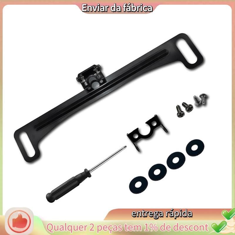 Universal Para Câmera De Visão Traseira Do Carro Suporte Da Placa De Licença Preto Backup Montagem