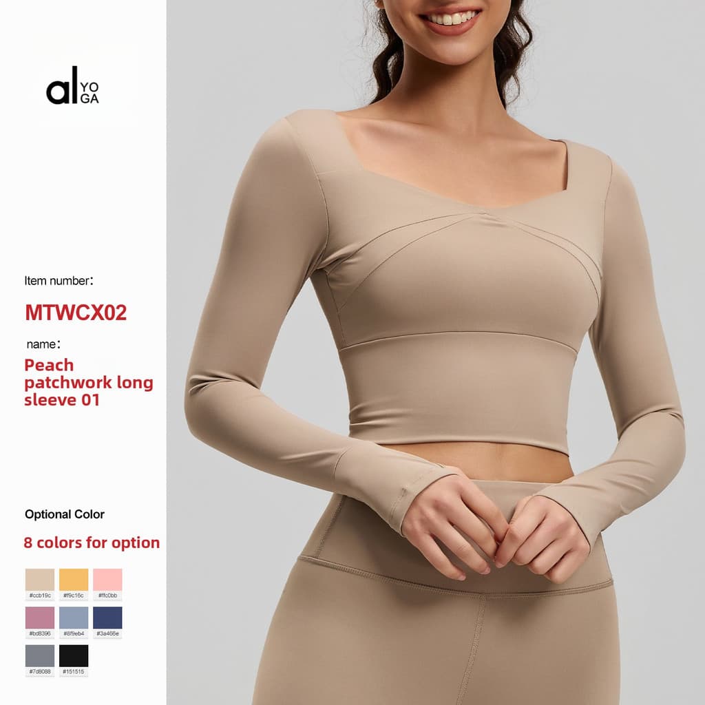Roupas de Yoga femininas nuas roupas de fitness magro correndo esportes roupas de fitness topos