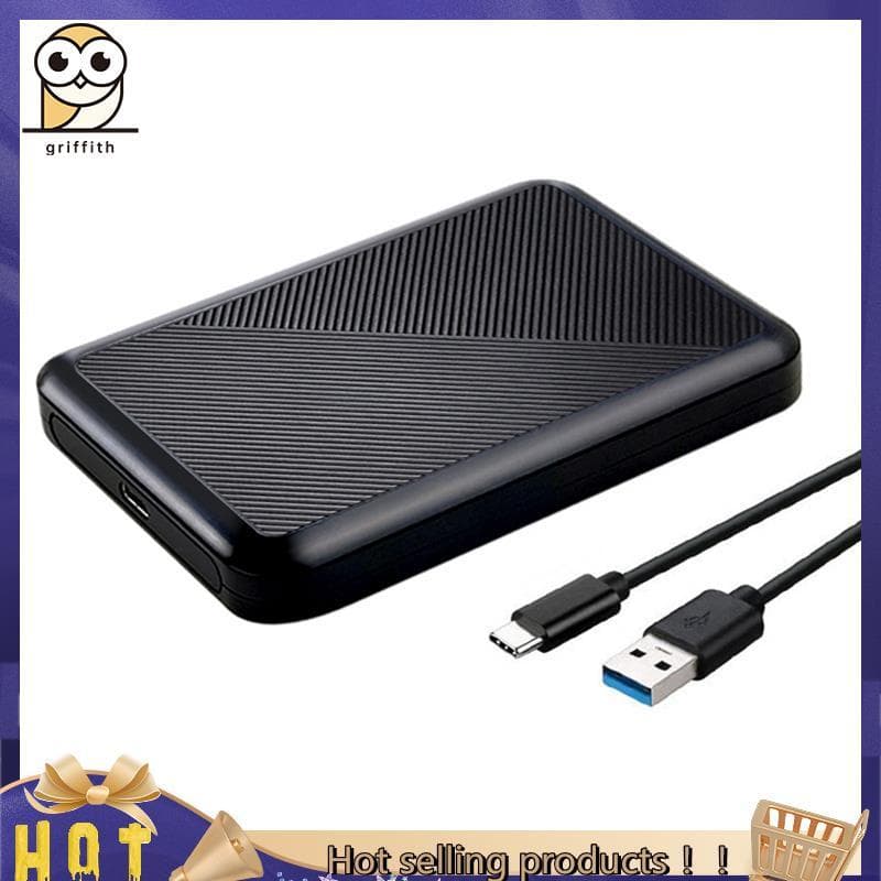 Capa De Disco Rígido Externo SSD De Estado Sólido De 5 Gb/S De 2.5 " Com USB 3.1 Para PC Laptop Suporte Até 6 Tb , Cabe 
