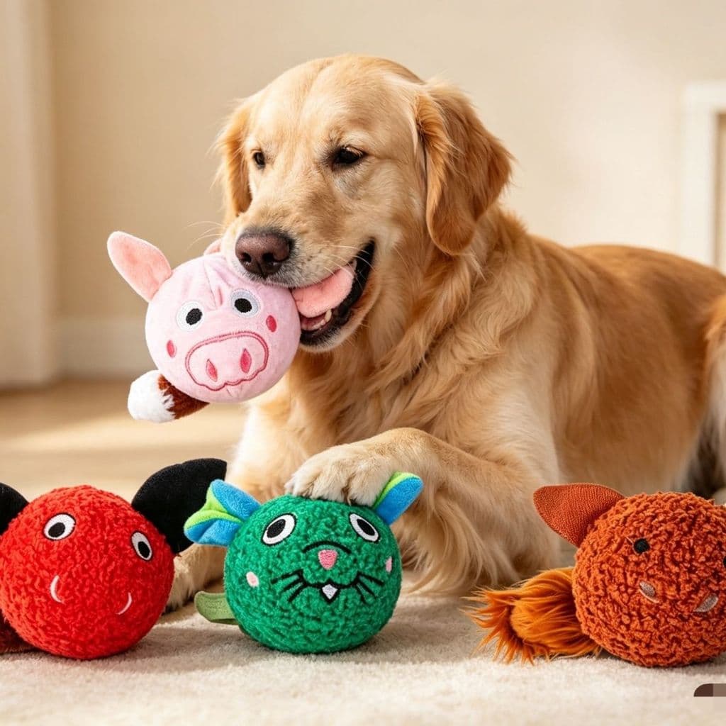 Brinquedos para cachorros, bola saltitante de venda quente, alívio do tédio, brinquedos pequenos para animais de estimaç