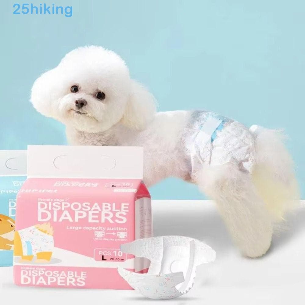 Fraldas Descartáveis Para Animais De Estimação , Calças Menstruais De Algodão Super Absorção Cães Fisiológicas À Prova D