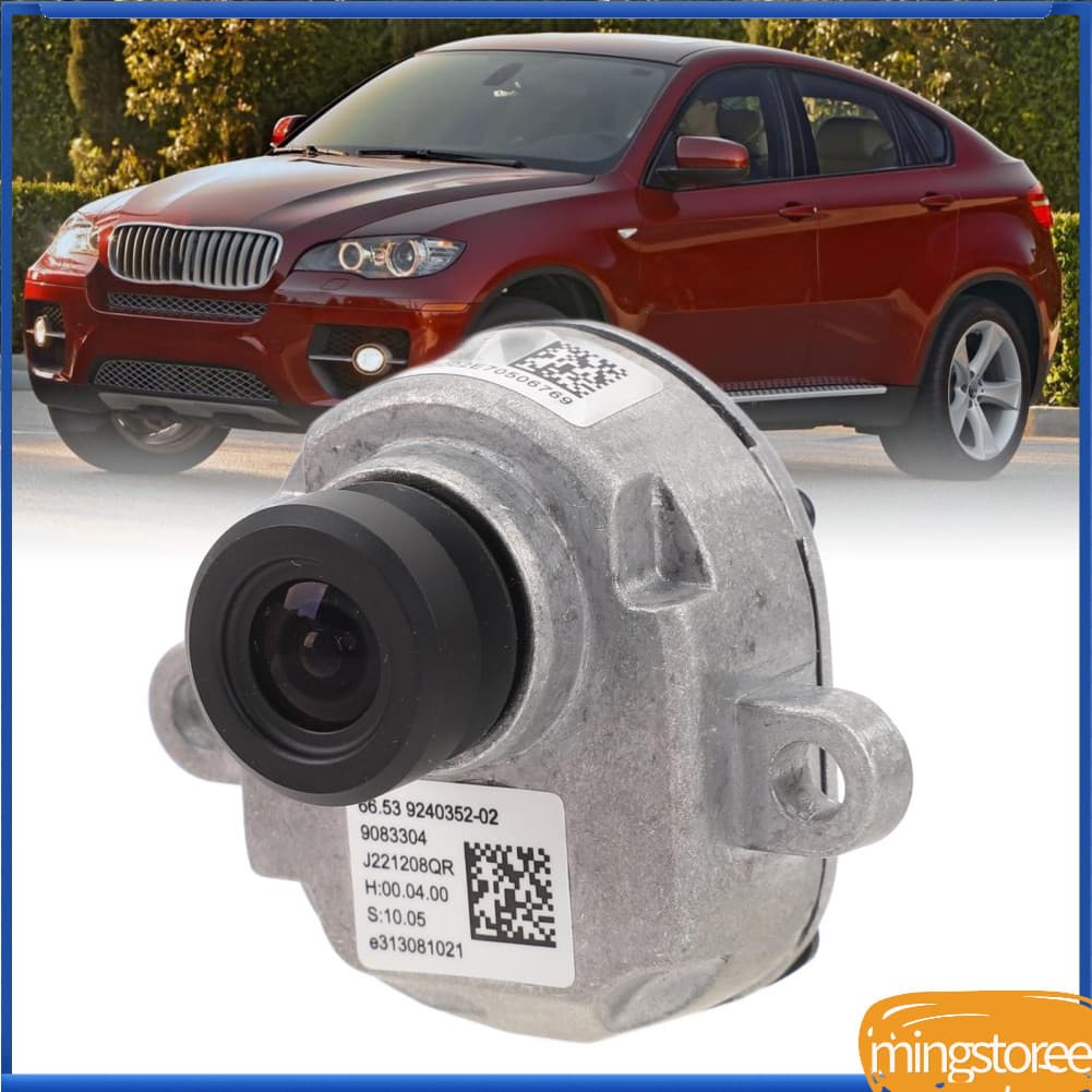 mingstoree.br Câmera de visão frontal grande angular universal traseira do carro 9240352 HD Backup para X5 E70 X6 E71