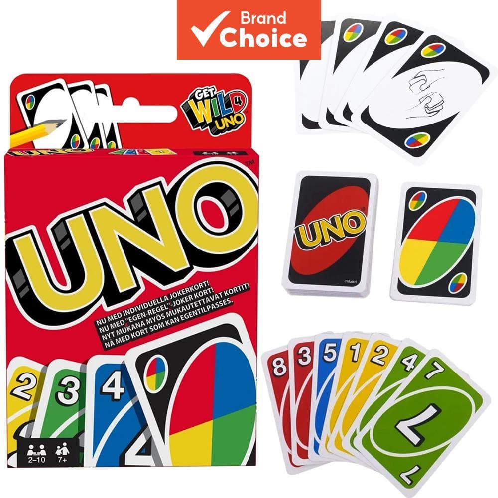 Mattel UNO FLIP! Jogos de Tabuleiro Divertidos para Família com Cartas de Ação e Embalagem de Presente