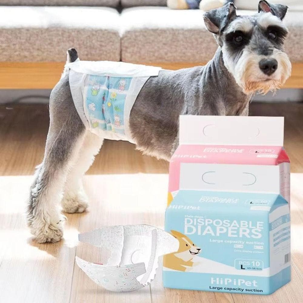 Fraldas Descartáveis Para Animais De Estimação , Calças Menstruais De Algodão Super Absorção Cães , Fralda De Roupa Ínti