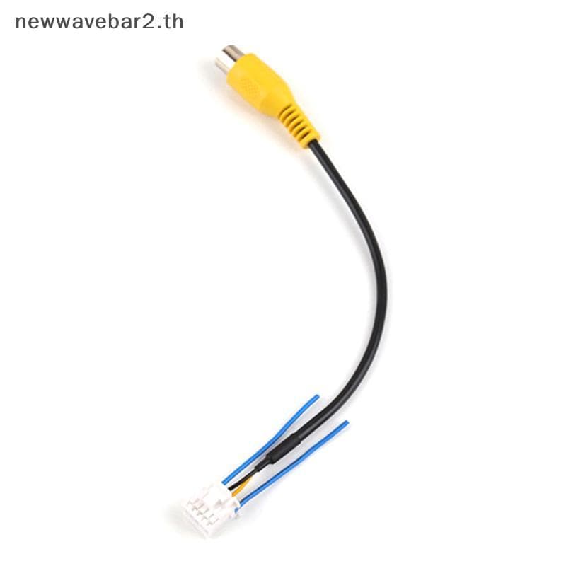 waveba 10 Pinos Visão Traseira Do Carro 360 Baup Câmera Entrada De Vídeo Cabo Adaptador Conector Fiação Acessórios Rádio