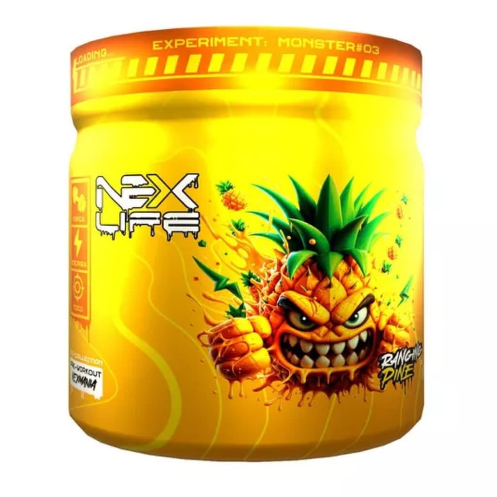 Pré- Treino Pote 300g Sabor Abacaxi Nex Life