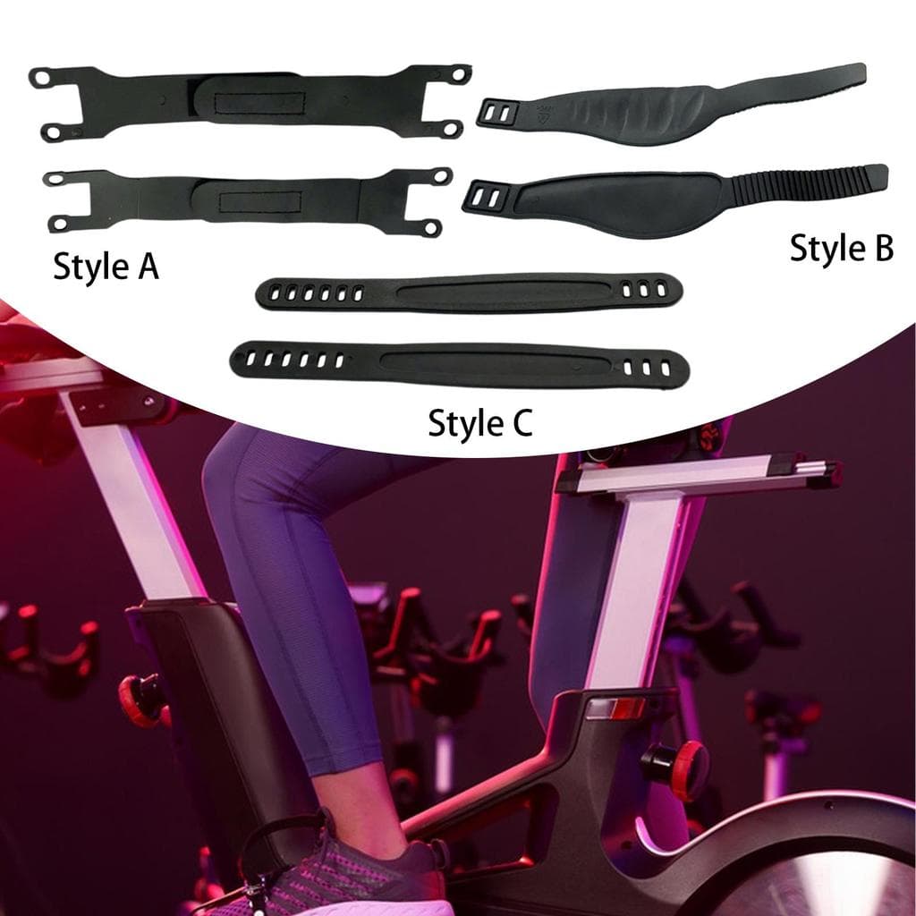 [predolo21x] Correias Para Pedais De Bicicleta De 2 Peças Acessórios Bicicletas Ergométricas Faixas De Fixação Universai