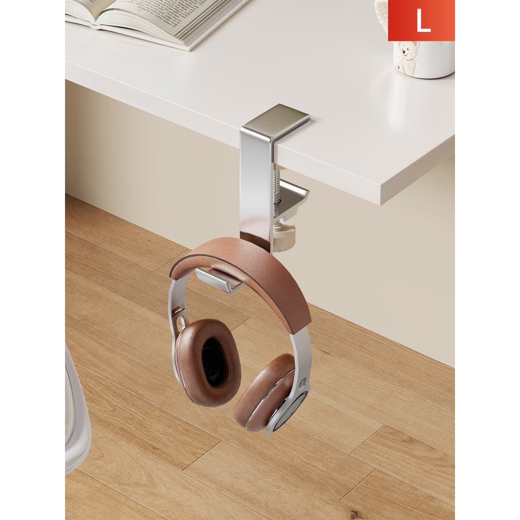 Suporte para fone de ouvido de computador sem perfuração Fone de ouvido Bluetooth Cabide para fone de ouvido sem perfura