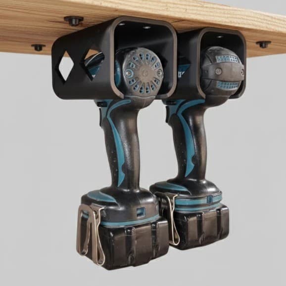Suporte Universal Para Parafusadeira a Bateria e Furadeira acompanha kit Fixação