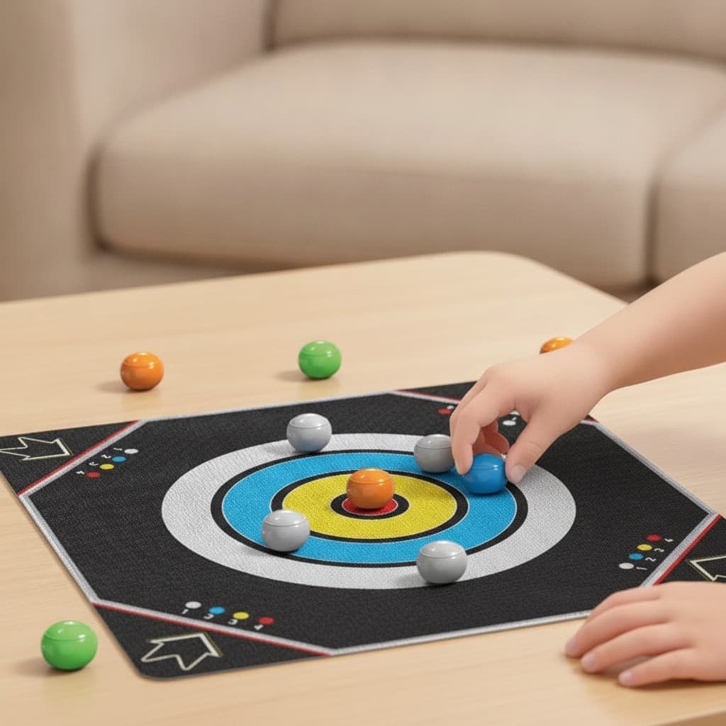 Jogo De Tabuleiro Piscando Com Bolas De Pano Fácil De Aprender Mini De Longa Duração Para Famílias , Festas , Jogos Inte
