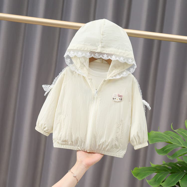 2026 novo estilo meninas protetor solar roupas 1 bebê menina ar condicionado roupas de pele do bebê protetor solar roupa