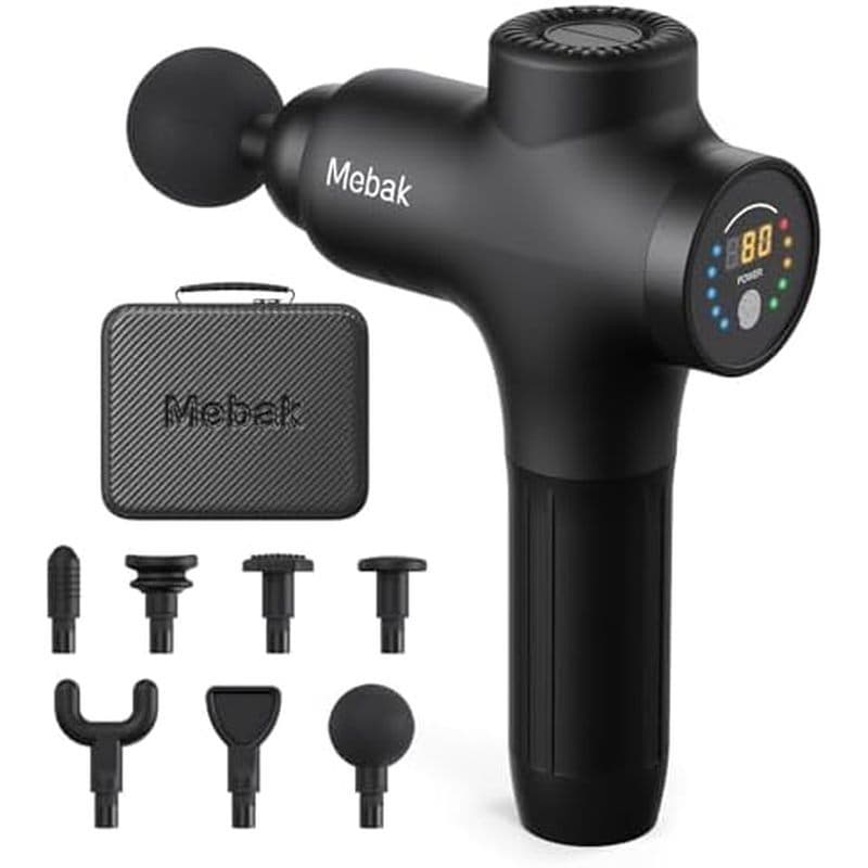Pistola De Massagem Mebak 3 , De Tecido Profundo Para Atletas , Massageador Profissional De Percussão Muscular Ombro , P