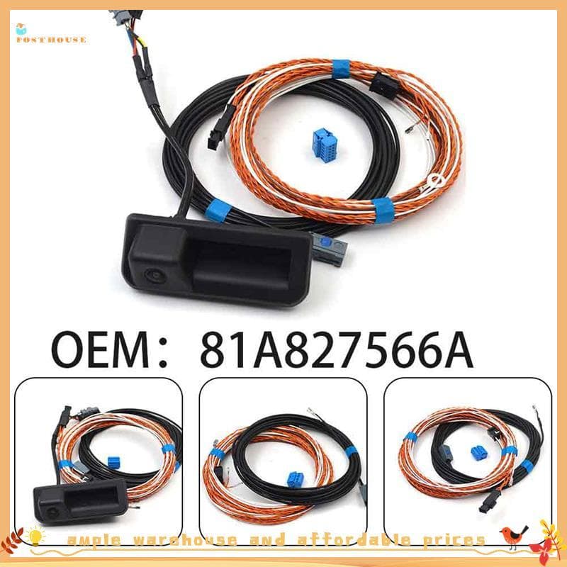 Câmera De Visão Traseira Da Linha De Orientação De Alta 81a827566um Chicote Elétrico Para Carro Q2 Q3 F3 81A 827 566A