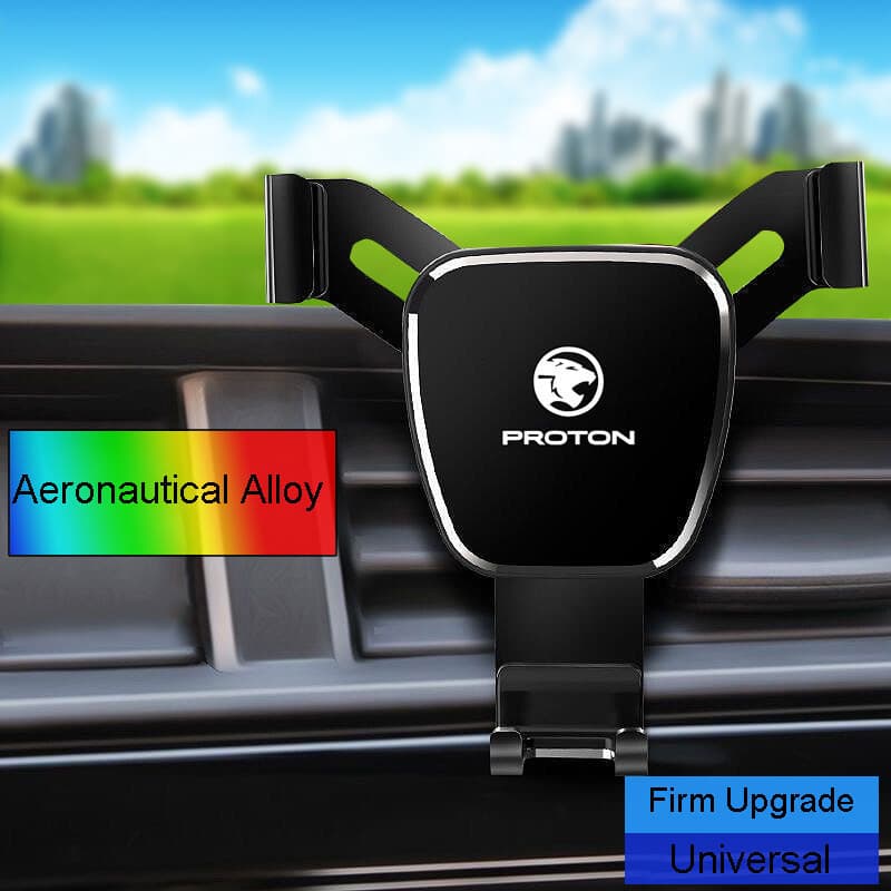 Suporte Universal para Telefone de Carro com Ligação por Gravidade, Triangular, Estável, em Liga de Alumínio, Compatível