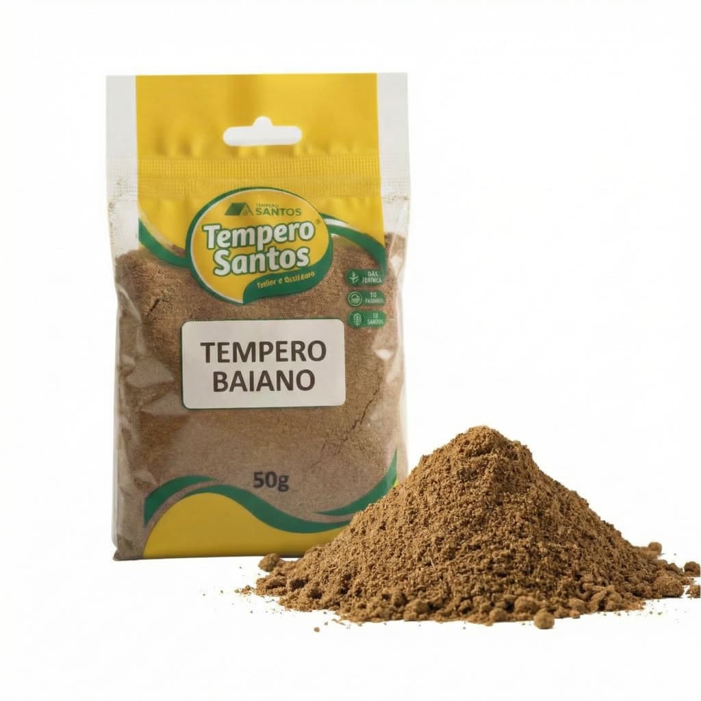 Tempero Baiano Picante Puro | Mix De Especiarias Para Aves Peixes Camarão  250g/ 500g/ 1kg - Tempero Santos
