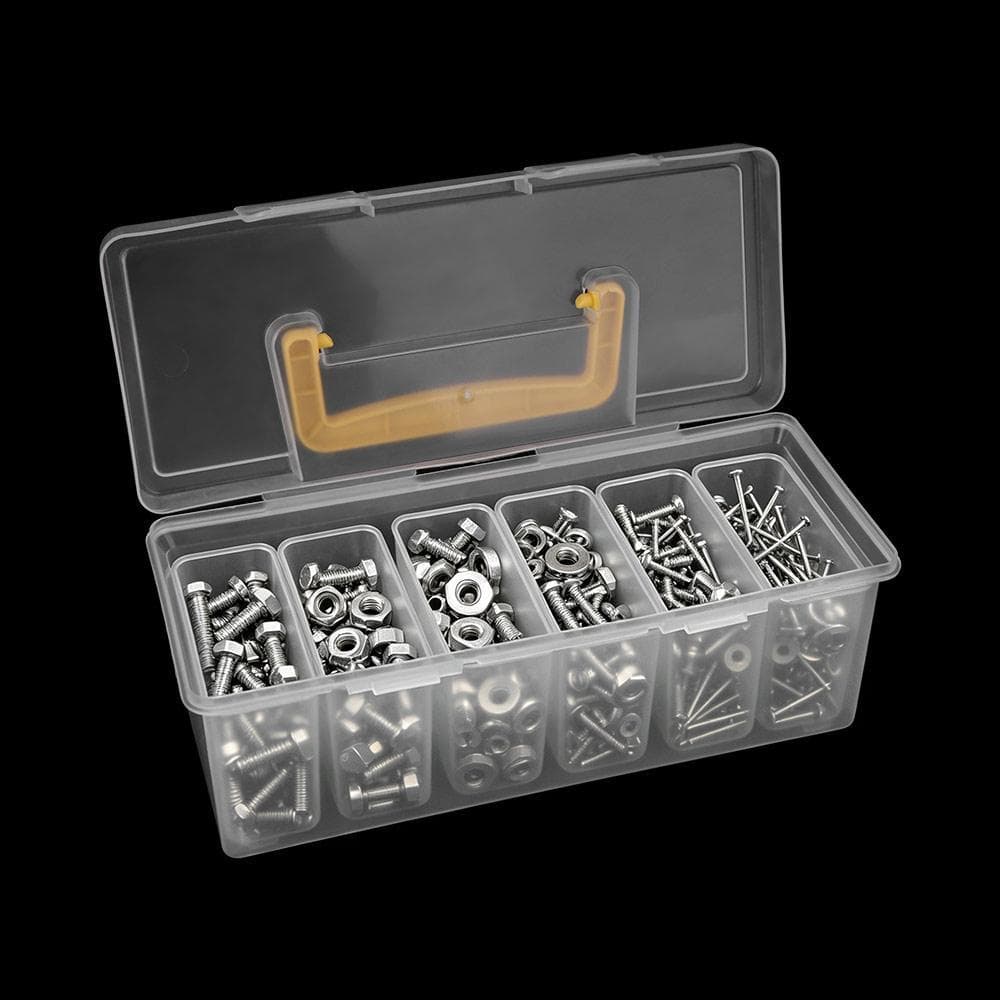 SD413UDC 7pcs Organizador De Ferramentas Portátil Transparente , 6 Caixas Pequenas 1 Caixa Grande Conjunto De Armazename