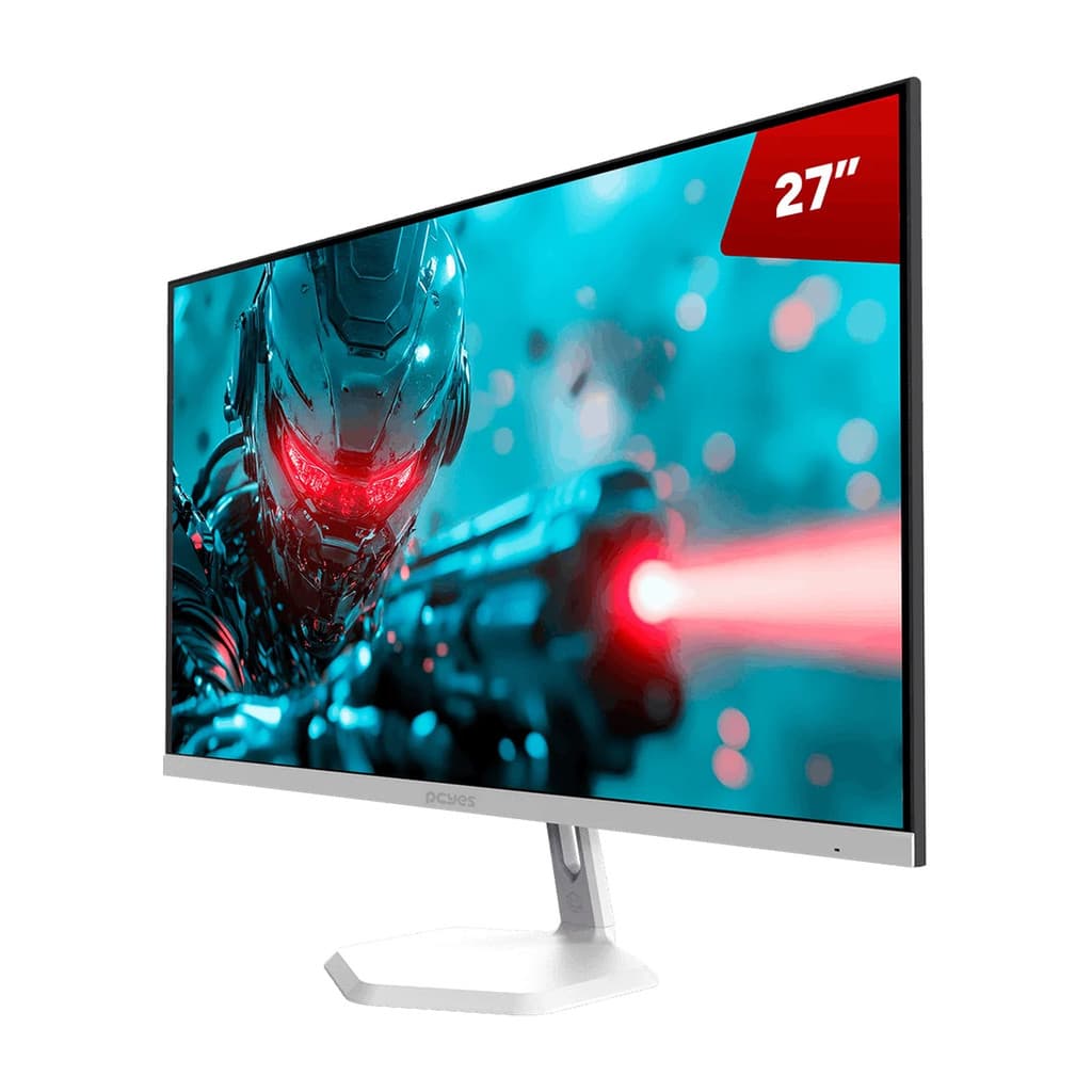 Monitor Gamer PCYES O-Creed O27F 27" Flat Fhd IPS 180HZ 1MS Hdmi/Dp Freesync White Ghost PMGO27F180WG - PCYES
