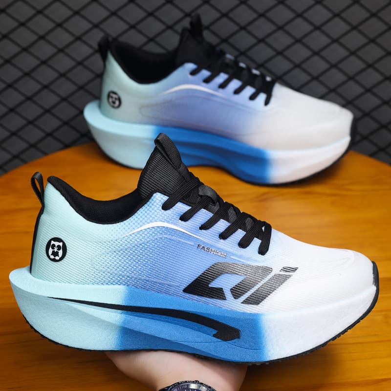 Novos tênis casuais masculinos, tênis esportivos, tênis de moda com dupla placa de carbono para conforto e rebote, tênis