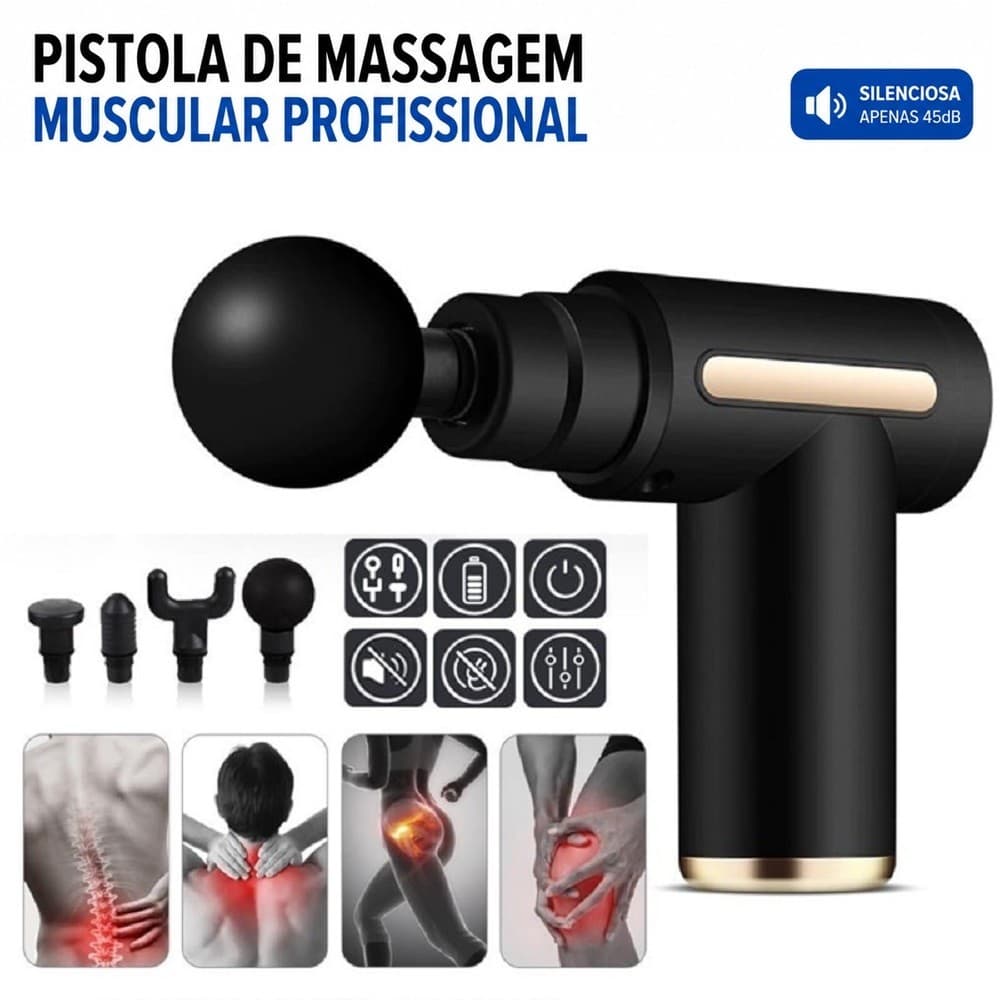 Massageador Elétrico Alta Frequência Profissional Muscular Massagem,Mulheres, idosos e trabalhadores de escritório.