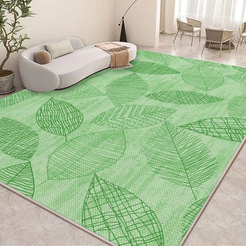 [Novo produto] Tapete de seda gelada para sala de estar, tapete antiderrapante respirável, sem cuidados domésticos