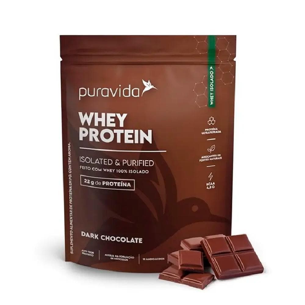 Puravida Whey Protein Isolado Dark Chocolate 450g