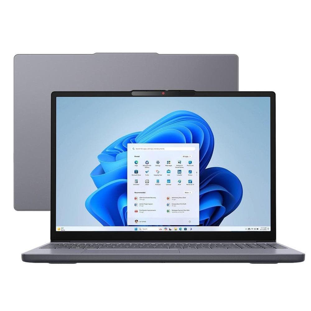 Notebook Lenovo IdeaPad Slim 3 15IRU10 Intel Core 3 8GB RAM 256GB SSD 15,3" WUXGA Windows 11 83NU0000BR