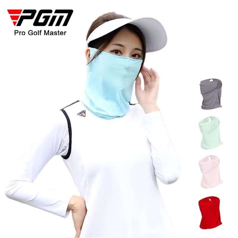PGM Golf Protetor Solar Máscara Facial Homens Mulheres Máscara Facial de Seda Gelo Verão Protetor Solar Bib Máscara Spor