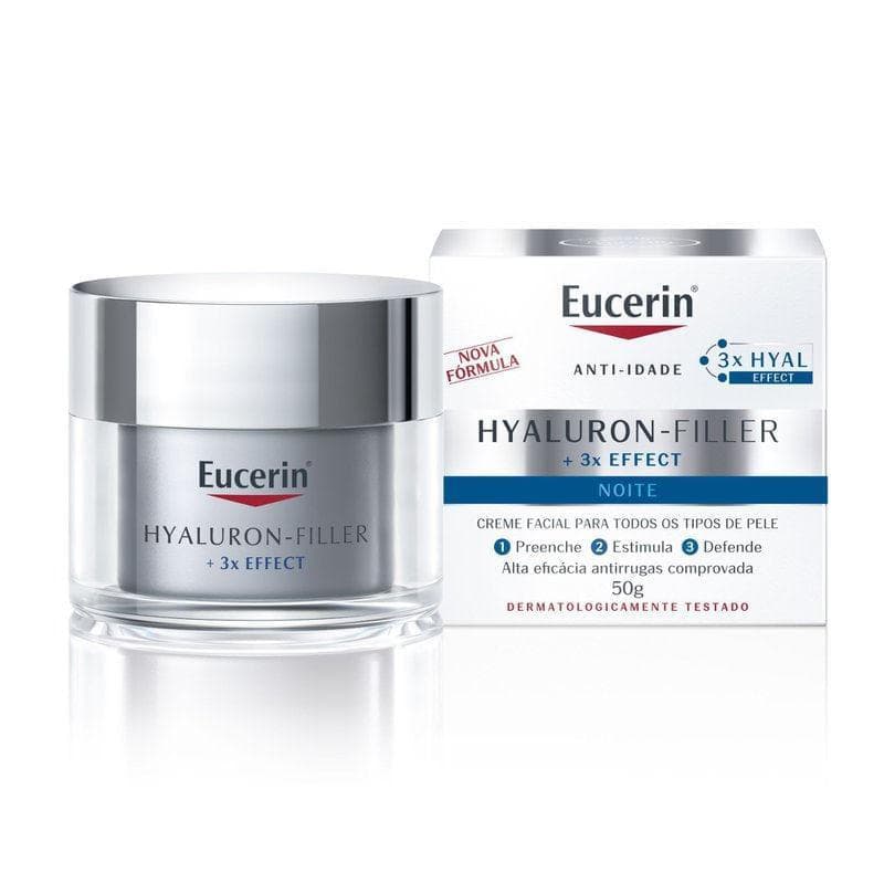Creme Facial Anti-Idade Eucerin Hyaluron Filler Noturno 50ml