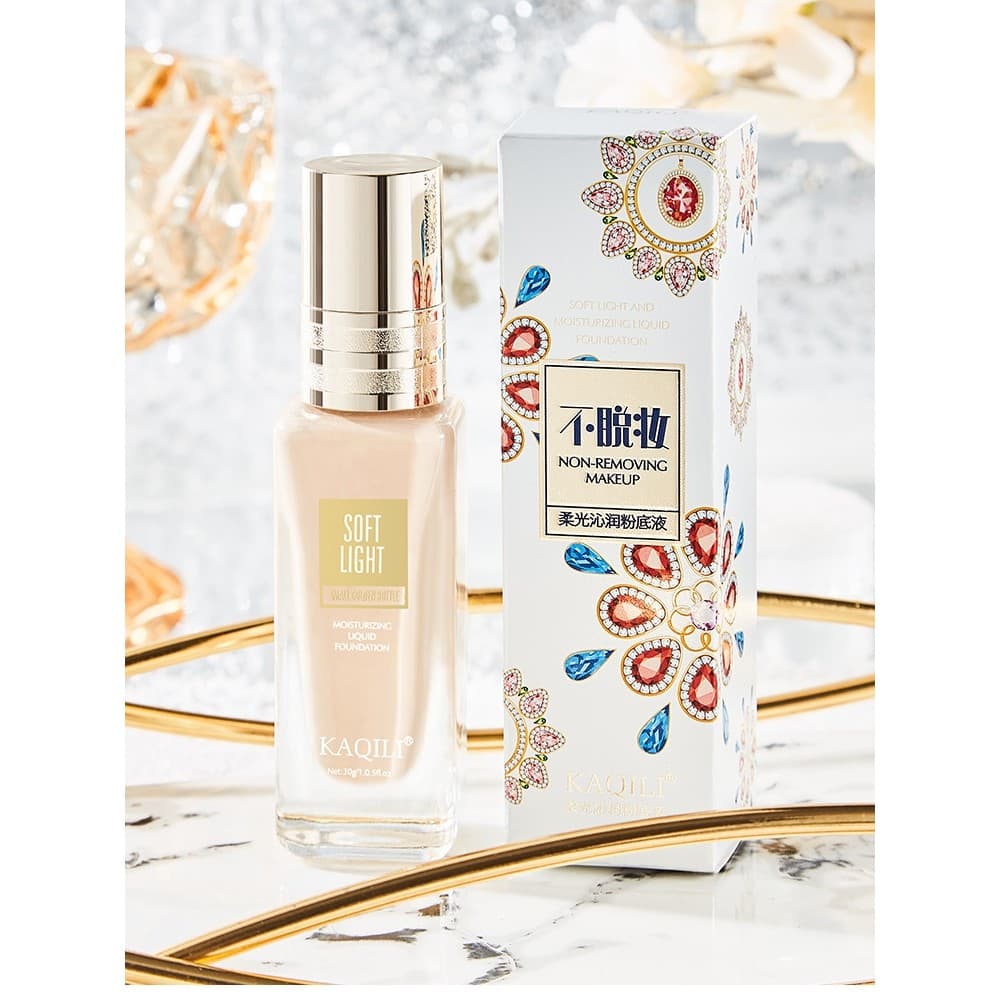 Novo produto Kaqili luz suave hidratante maquiagem base líquida corretivo base hidratante BB creme maquiagem masculino e