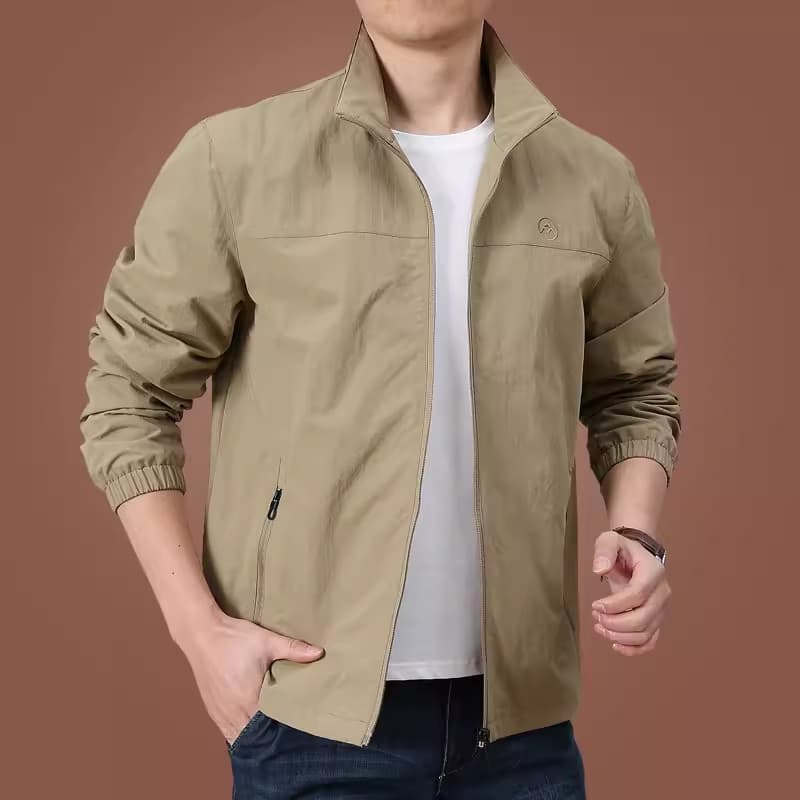 2026 novo estilo jaqueta ao ar livre jaqueta masculina primavera outono gola fina jaqueta Casual jaqueta esportiva mascu