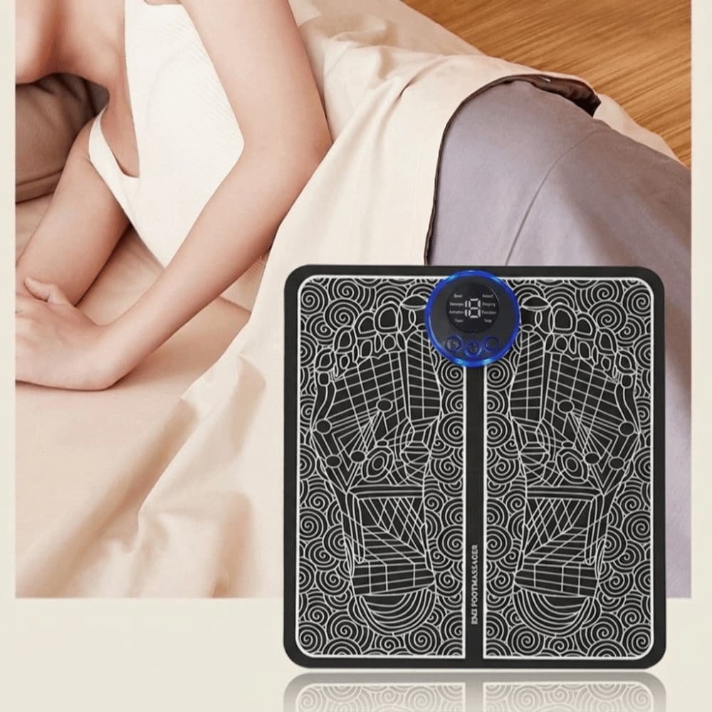 Massageador Elétrico De Pés MXFASHIONE , Almofada Massageadora Com Carregamento USB Ajustável , Relaxamento Muscular