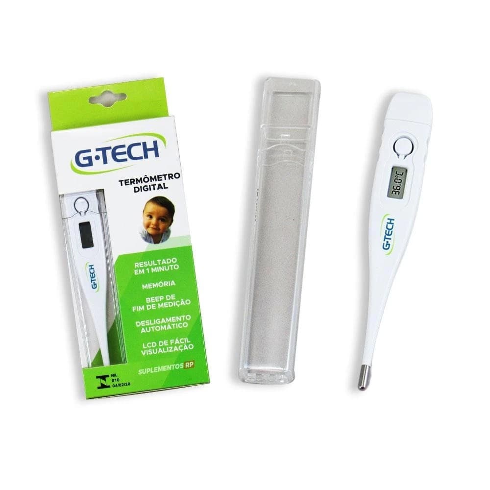 Termômetro Digital G-tech Branco THGT1027B