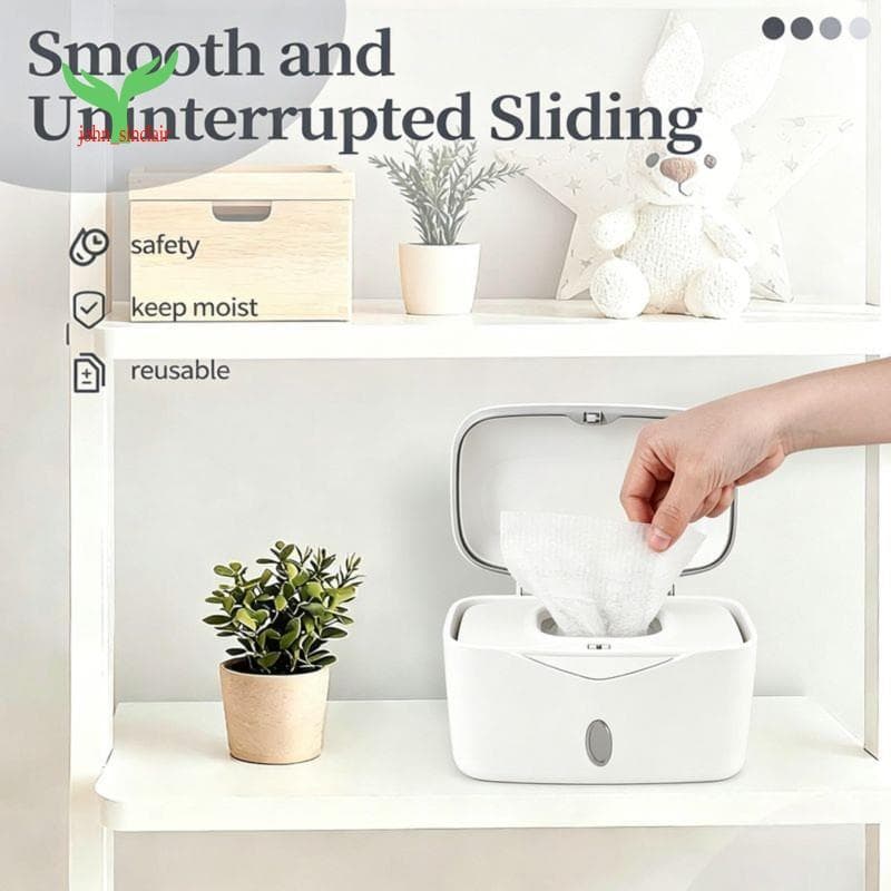 Suporte Para Lenços Umedecidos Perfect Pull Bebês , Dispensador De Com Placa Ponderada , Recipiente Recarregável , Manté