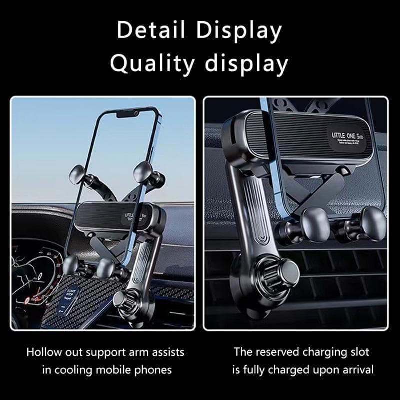 Suporte De Telefone Para Carro Moinho , Super Estável , Braço Longo , Montagem Suer Painel , Ventilação De Ar , Compatív