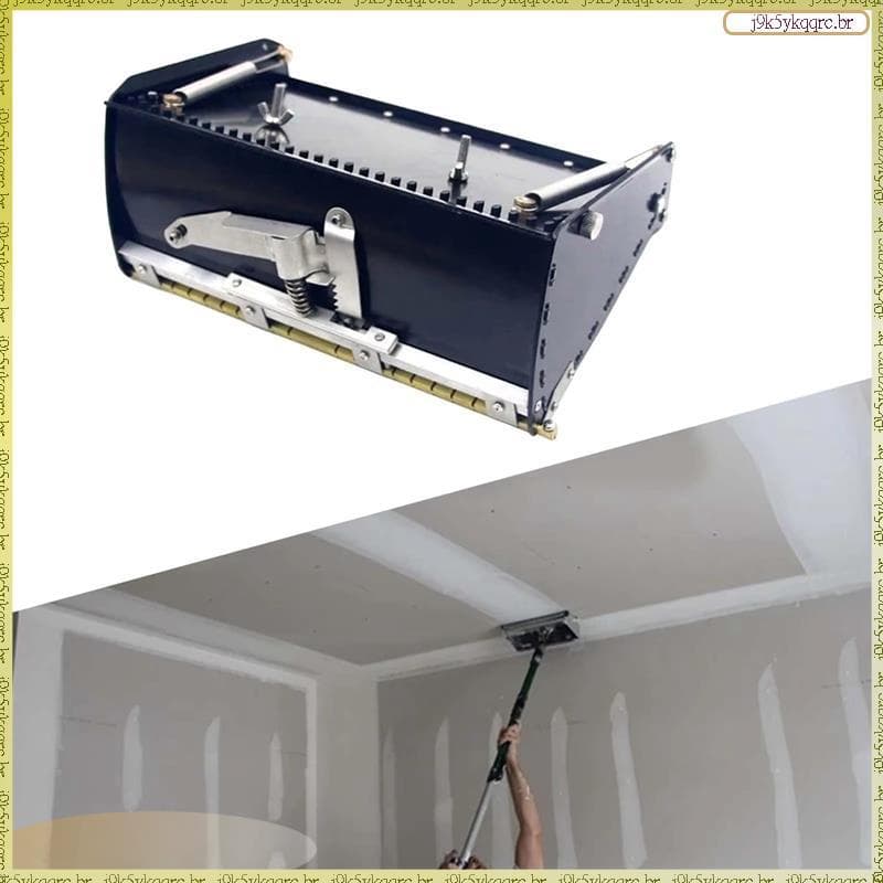 [Leqn] Caixa De Acabamento Plano Para Drywall , Ferramenta De Alisamento De Plana Gesso , Máquina De Renderização