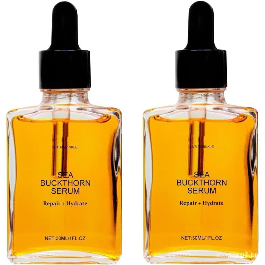 Sérum de Sea Buckthorn, Sérum Reparador + Hidratante de Sea Buckthorn, Sérum Facial de Sea Buckthorn com Vitamina C, Sér