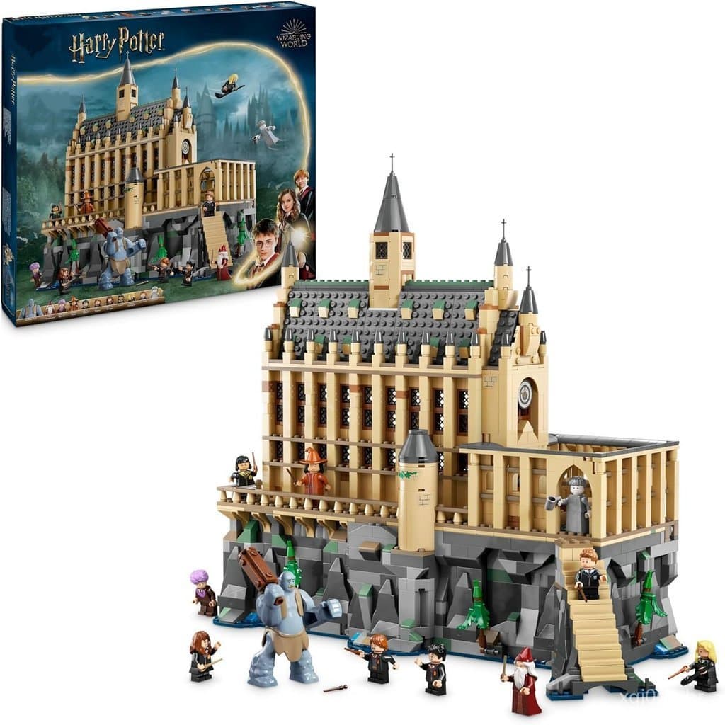 Compatível com o brinquedo de blocos de montar LEGO Harry Potter 76435 Castelo de Hogwarts Grande Salão para meninos.