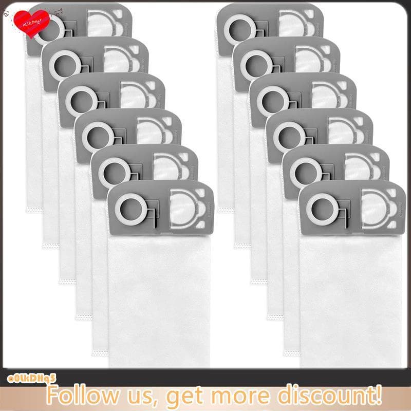 12 Pacotes De Sacos De Aspirador De Pó Para Riccar R25 R25S , R25D , R25P Série Vertical Aspiradores De 5 Camadas De Fil
