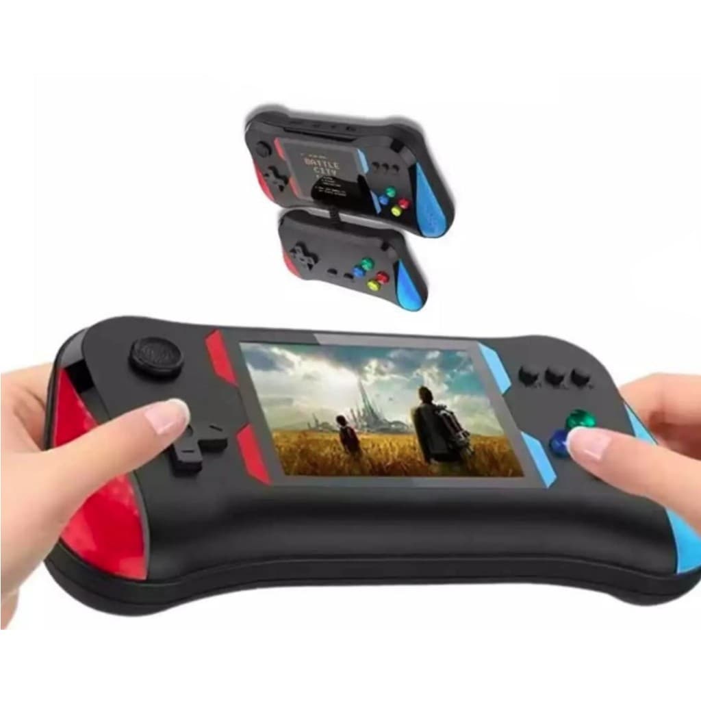 Console Portátil Mini Vídeo Game 500 em 1 Com Controle Integrado Jogos Retrô Clássicos