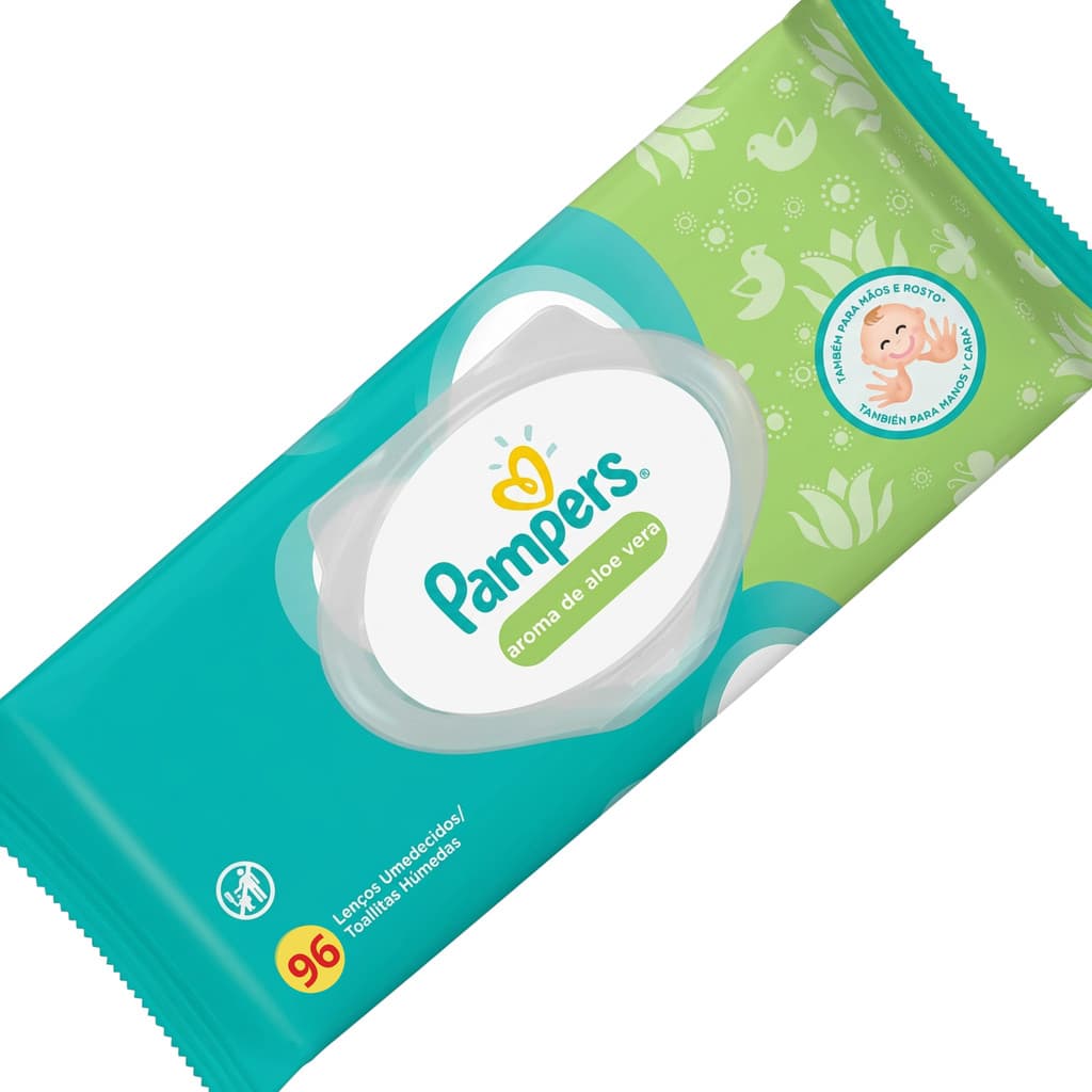 Lenços Umedecidos Pampers 96 unidades