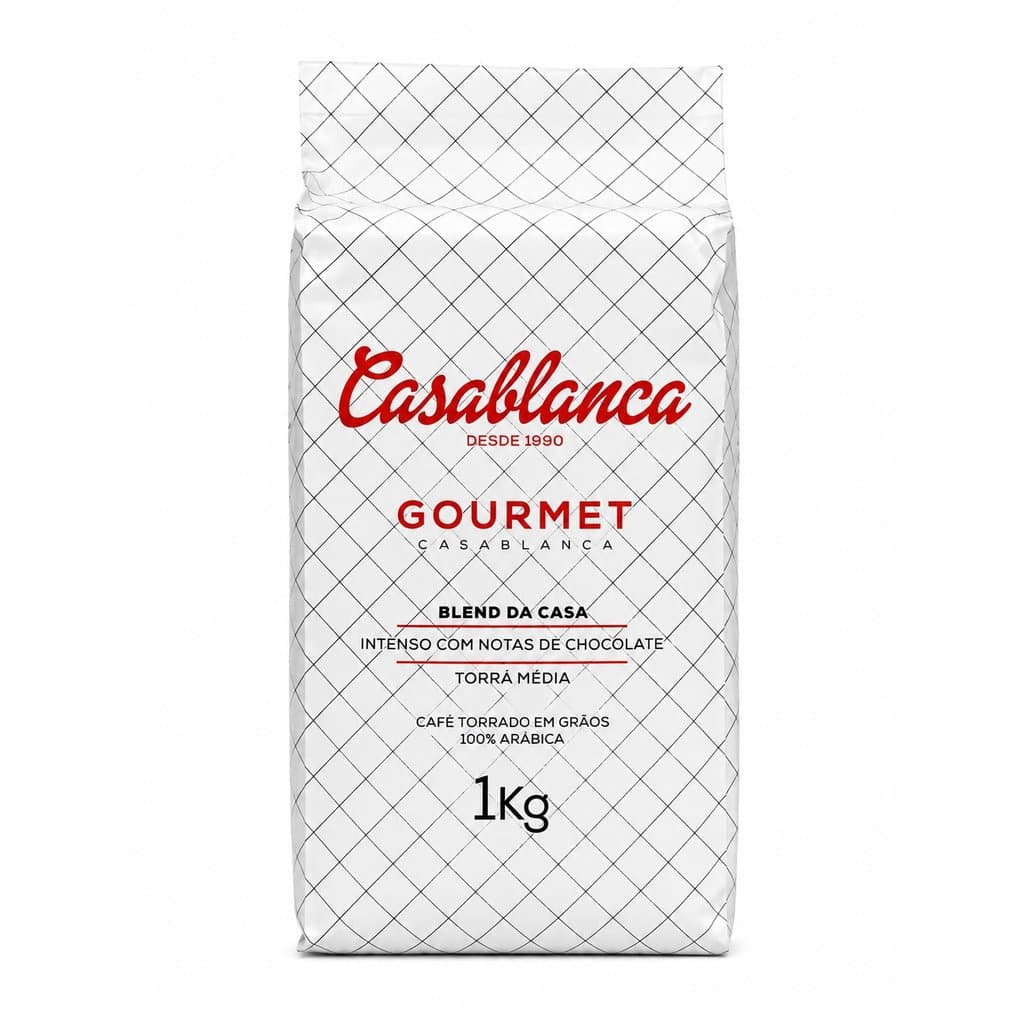 Café Gourmet Casablanca 1kg em Grãos 100% Arábica