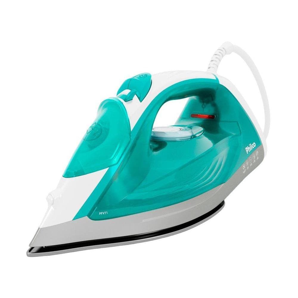 Ferro de Passar a Vapor Philco PFV71 Verde e Branco