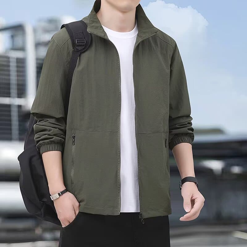 Primavera outono jaqueta fina masculina ferramentas jaqueta Casual 2026 novo estilo tamanho grande roupas masculinas de 