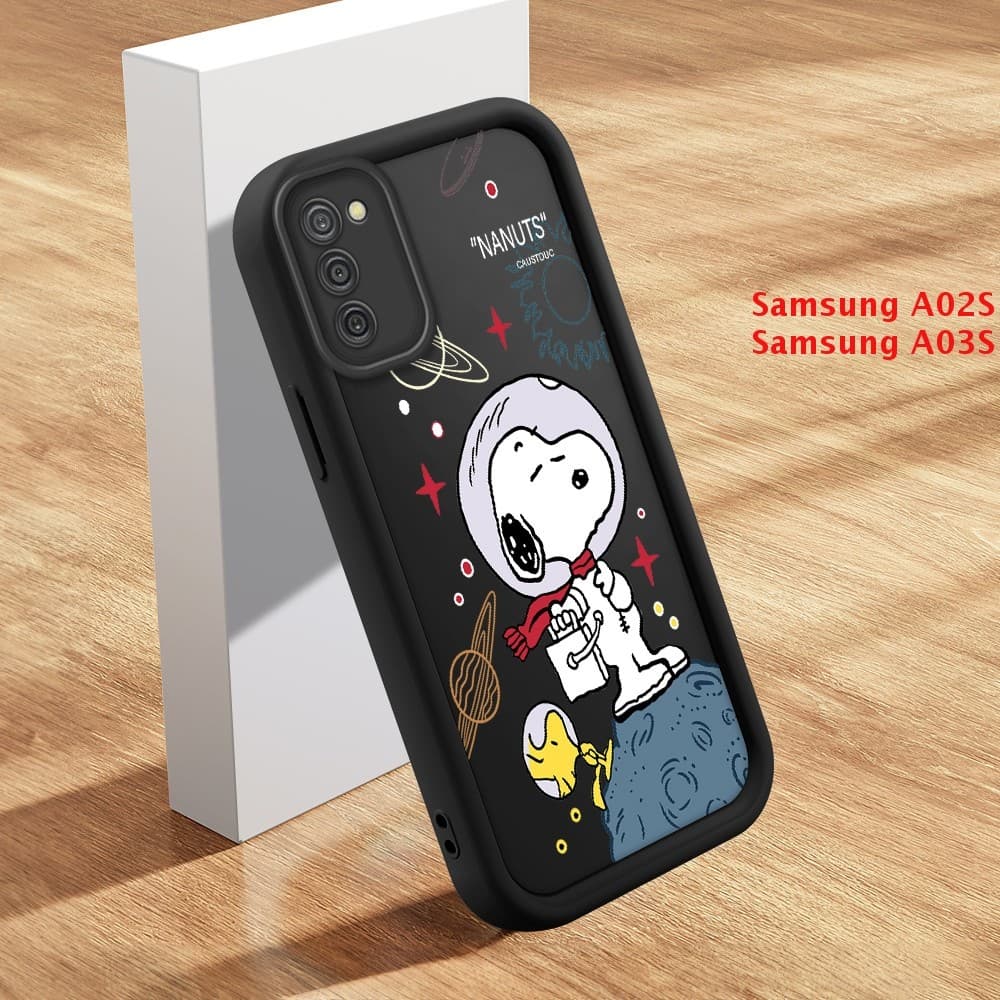 Capinha Para Samsung Galaxy A03S  A02S Case Normal Capa De Celular Preto Macio Silicone 5124 TYB