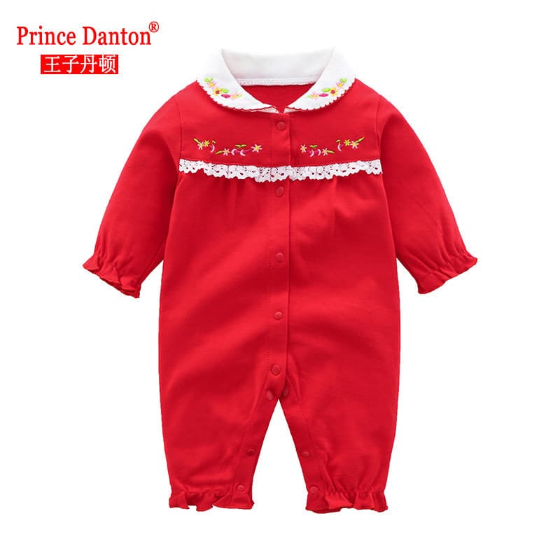 Roupas de bebê recém-nascido, roupas de mês inteiro para meninas, macacão de cem dias, princesa, menina, roupas de outon