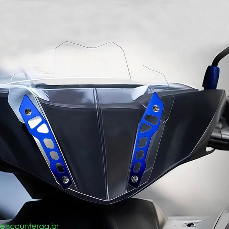 Encontrora Moto Modificação Pára-Brisa Suporte Ajustável Para Modelo Selecionado Liga De Alumínio Acessório Ergonômico