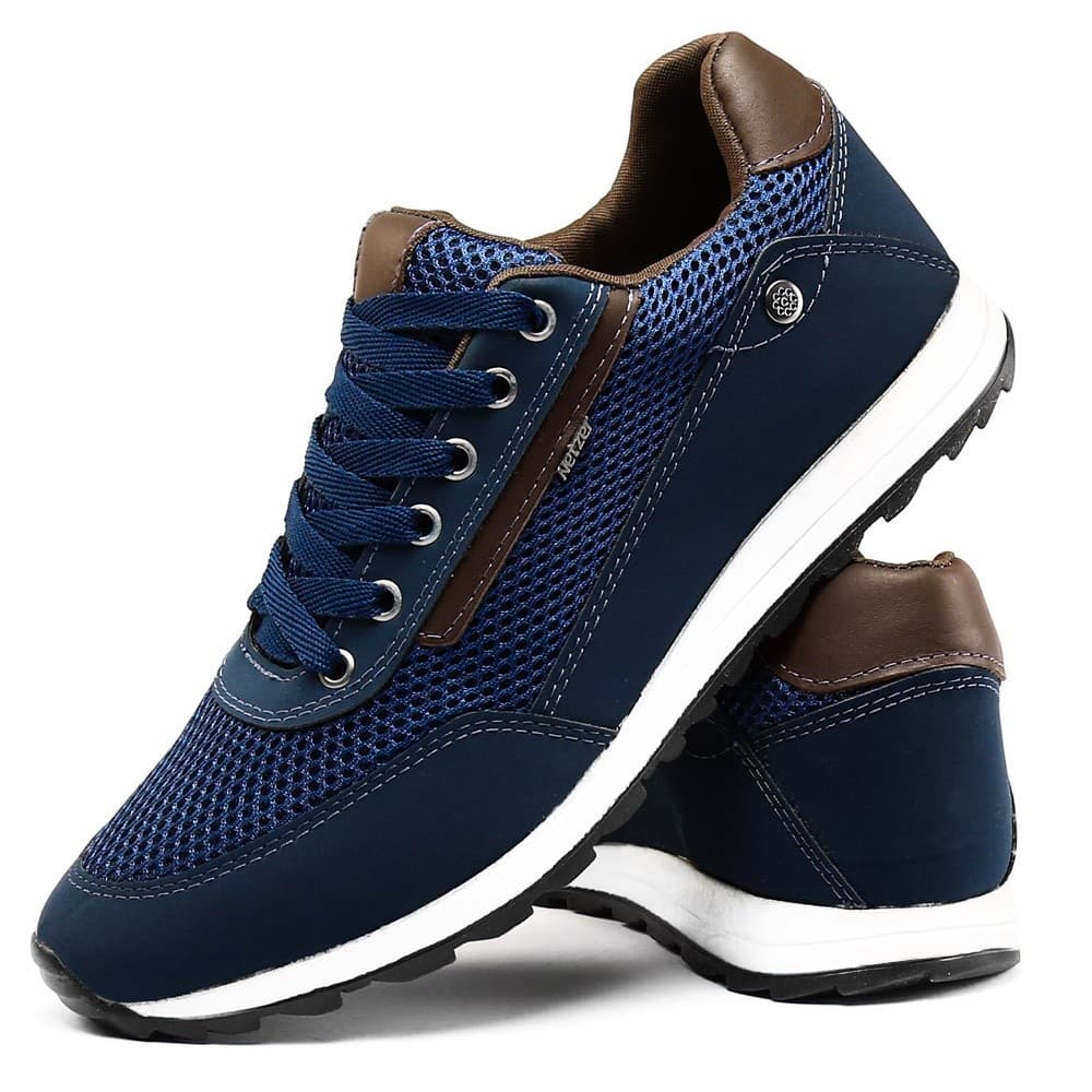 Tenis Casual masculino Jogging Caminhada Calçados Sport Classico Macio Confortável Brinde Promoção de Lançamento