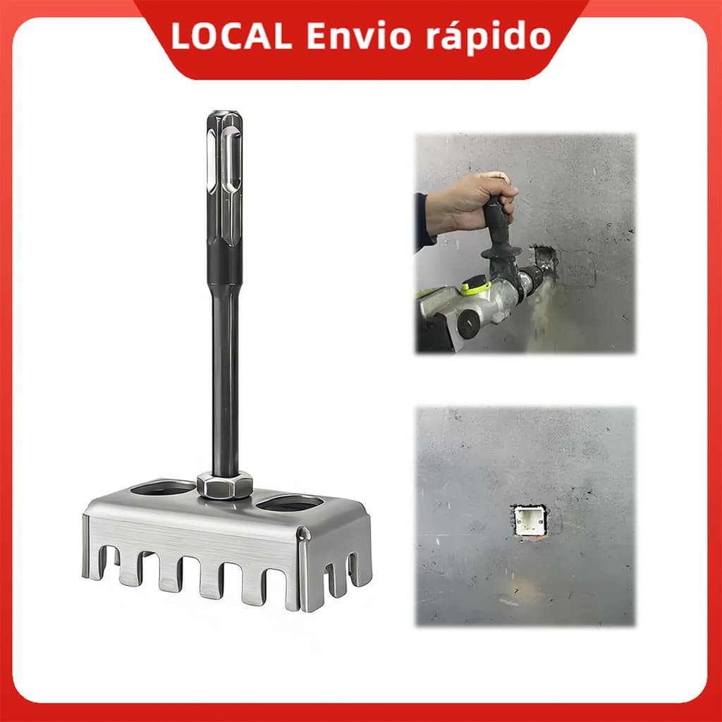 Cortador De Furo Quadrado para Caixa, Ferramenta de Perfuração Elétrica, Envio Rápido
